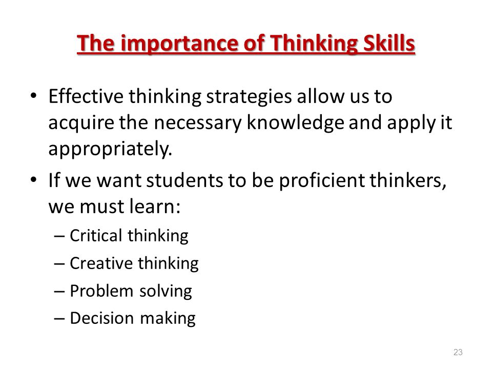 Critical Thinking and Decision Making Essay Sample
